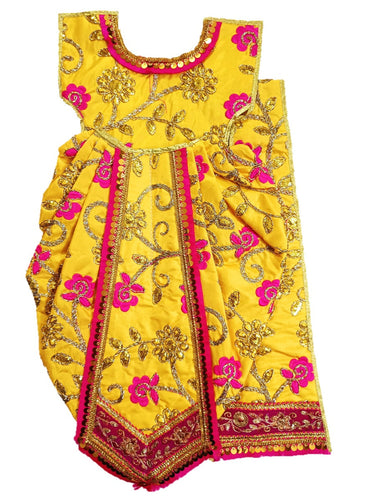 Ganesha/Krishna _Poshak_ Vastra for Size Idol Figure - (2.5 Feet/30