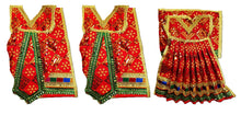 Load image into Gallery viewer, Ram Darbar (Sita-Ram-Lakshman) Poshak - For Idol Height 1 ft Feet /12" Inch's - Size No. 1