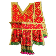 Load image into Gallery viewer, Ram Darbar (Sita-Ram-Lakshman-Hanuman) Poshak - For Idol Height 1.5 ft Feet /18" Inch's - Size No. 3