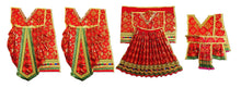 Load image into Gallery viewer, Ram Darbar (Sita-Ram-Lakshman-Hanuman) Poshak - For Idol Height 2 ft Feet /24" Inch's - Size No. 4