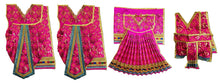Load image into Gallery viewer, Ram Darbar (Sita-Ram-Lakshman-Hanuman) Poshak - For Idol Height 2 ft Feet /24" Inch's - Size No. 4