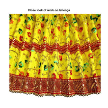 Load image into Gallery viewer, Mata Rani _Poshak- for Idol Height- 3.5 feet/42" Inchs- Size No. 7 (Net + Raw Silk)