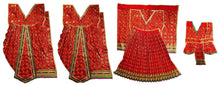Load image into Gallery viewer, Ram Darbar (Sita-Ram-Lakshman-Hanuman Ji) Poshak - For Idol Height 4.5 ft Feet /54" Inch's - Size No. 9