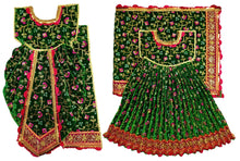 Load image into Gallery viewer, Radha Krishan _Poshak_ for Idol Height- 30&quot; Inch&#39;s/2.5 ft feet - Size No. 5 (Velvet)