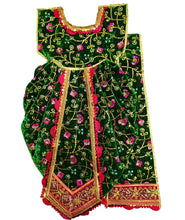 Load image into Gallery viewer, Radha Krishan _Poshak_ for Idol Height- 30&quot; Inch&#39;s/2.5 ft feet - Size No. 5 (Velvet)