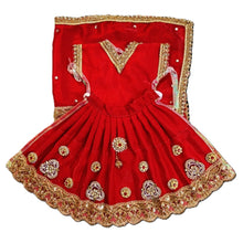 Load image into Gallery viewer, Radha Krishan-Fancy Poshak - For Idol Height 1 ft Feet /12" Inch's - Size No. 1