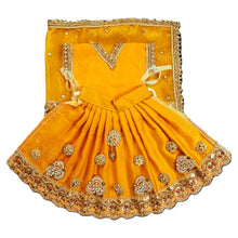 Load image into Gallery viewer, Radha Krishan-Fancy Poshak - For Idol Height 1 ft Feet /12" Inch's - Size No. 1