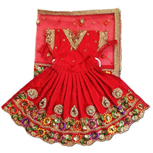 Load image into Gallery viewer, Radha Krishan-Fancy Poshak - For Idol Height 1 ft Feet /12" Inch's - Size No. 1