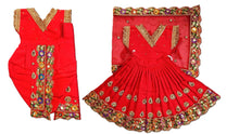 Load image into Gallery viewer, Radha Krishan _Fancy Poshak_ for Idol Height 18" Inch's /1.5 feet - Size No. 3