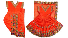 Load image into Gallery viewer, Radha Krishan _Fancy Poshak_ for Idol Height 18" Inch's /1.5 feet - Size No. 3