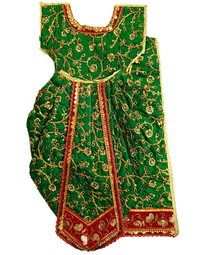 Ganesha/Krishna _Poshak_ Vastra for Size Idol Figure - (2.5 Feet/30