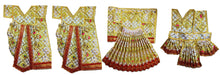 Load image into Gallery viewer, Ram Darbar (Sita-Ram-Lakshman-Hanuman) Poshak - For Idol Height 2 ft Feet /24" Inch's - Size No. 4