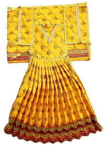 Ram Darbar (Sita-Ram-Lakshman) Poshak - For Idol Height 2 ft Feet /24" Inch's - Size No. 4