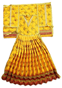 Ram Darbar (Sita-Ram-Lakshman) Poshak - For Idol Height 1.5 ft Feet /18" Inch's - Size No. 3