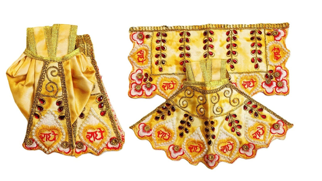 Radha Krishan-Poshak-Lehenga/Dhoti-Size 4