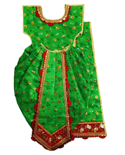 Ganesha/Krishna _Poshak_ Vastra for Size Idol Figure - (2.5 Feet/30