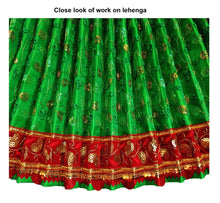Load image into Gallery viewer, Mata Rani _Poshak_ Vastra for Size Devi Idol Figure - (2.5 Feet./30" Inchs)_ Size No. 5 (Net + Raw Silk)