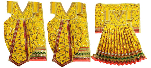 Ram Darbar (Sita-Ram-Lakshman) Poshak - For Idol Height 1.5 ft Feet /18