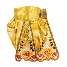 Load image into Gallery viewer, Radha Krishan-Poshak-Lehenga/Dhoti-Size 5&quot; Inch&#39;s for idol total height 9&quot; Inch&#39;s