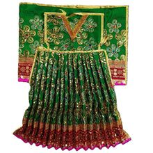 Load image into Gallery viewer, Mata Rani _Poshak_ Vastra for Devi Idol Figure - (24" Inch./2 feet)_ Size No. 4
