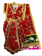 Load image into Gallery viewer, Radha Krishan-Poshak - For Idol Height 1 ft Feet /12 Inchs - Size No. 1 (Velvet)