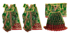 Load image into Gallery viewer, Ram Darbar (Sita-Ram-Lakshman) Poshak - For Idol Height 1.3 ft Feet /16" Inch's - Size No. 2