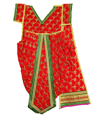 Ganesha_Poshak_ Vastra for Idol Height- (3 ft Feet/36