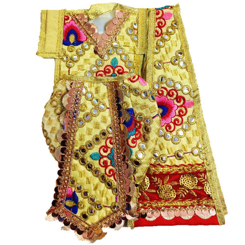 Ganesha _Poshak_ Vastra for Idol Height - (12