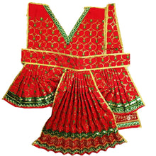 Load image into Gallery viewer, Hanuman Ji Dress - Size No. 5 - for Idol height of 2.5 feet/ 30" Inch