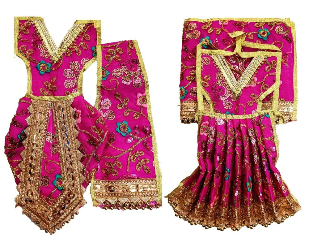 Radha Krishan _Poshak_ for Idol Height- 12