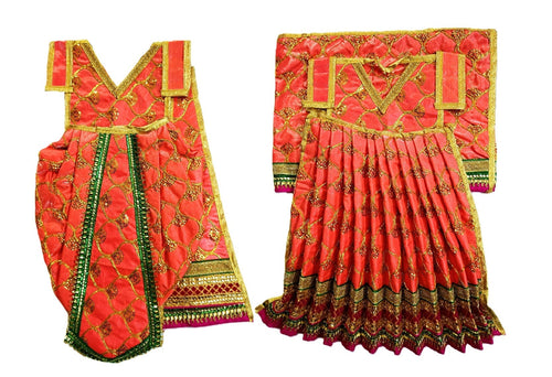 Radha Krishan _Poshak_ for Size No. 3 - for Idol Height 18