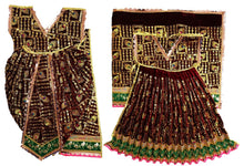 Load image into Gallery viewer, Radha Krishan _Poshak_ for Idol Height- 36" Inch's / 3 ft feet - Size No. 6 (Velvet)