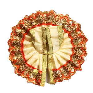 Kanha/Laddu Gopal/Krishna Ji Dress/ Poshak_ Size No.1 (Net+Raw Silk)