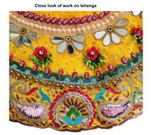 Load image into Gallery viewer, Mata Rani _Fancy Poshak_ Vastra for Size Devi Idol Figure - 18" inch's /1.5 feet Size No. 3
