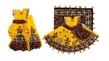 Load image into Gallery viewer, Radha Krishan-Fancy Poshak-Lehenga/Dhoti-Size 4" Inch's for idol total height 7" Inch's