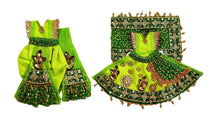 Load image into Gallery viewer, Radha Krishan-Fancy Poshak-Lehenga/Dhoti-Size 4" Inch's for idol total height 7" Inch's