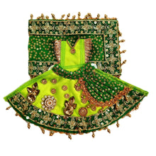 Load image into Gallery viewer, Radha Krishan-Fancy Poshak-Lehenga/Dhoti-Size 4" Inch's for idol total height 7" Inch's