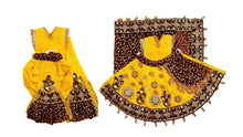 Load image into Gallery viewer, Radha Krishan-Fancy Poshak-Lehenga/Dhoti-Size 5" Inch's for idol total height 9" Inch's
