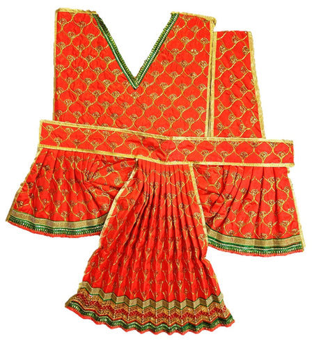 Hanuman Ji Dress - Size No. 5 - for Idol height of 2.5 feet/ 30