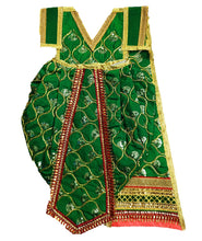 Load image into Gallery viewer, Ram Darbar (Sita-Ram-Lakshman) Poshak - For Idol Height 2 ft Feet /24" Inch's - Size No. 4