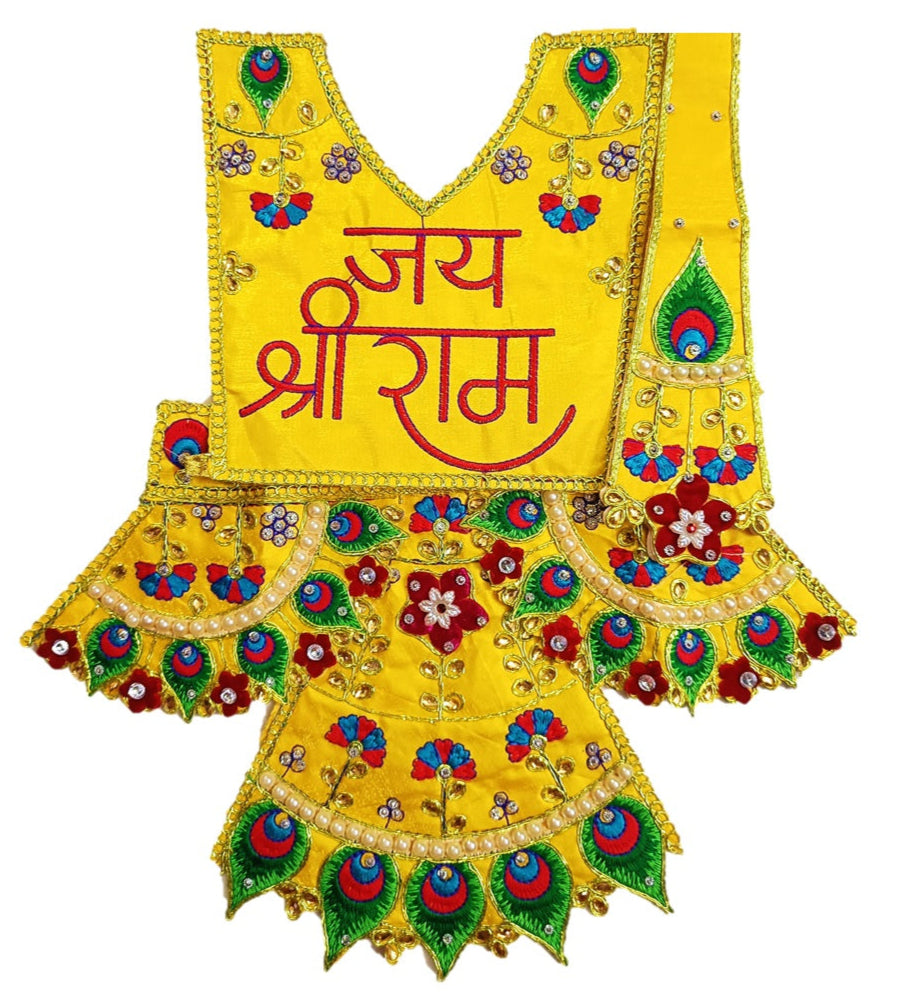 Hanuman Ji Dress - for Idol height of 1 feet/ 12