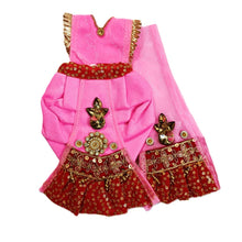 Load image into Gallery viewer, Radha Krishan-Fancy Poshak - For Idol Height 1 ft Feet /12" Inch's - Size No. 1