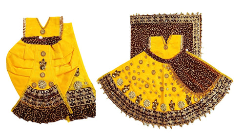 Radha Krishan-Fancy Poshak - For Idol Height 1.3 ft Feet /16