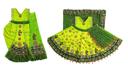 Radha Krishan-Fancy Poshak - For Idol Height 1.3 ft Feet /16