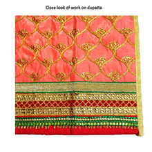 Load image into Gallery viewer, Mata Rani _Poshak_ Vastra for Size Devi Idol Figure - (2.5 Feet./30" Inchs)_ Size No. 5