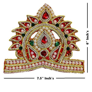 Mukut for Idol Height 2 feet- 2.5 Feet/24" Inch's-30" Inch's- Size No. 4-5