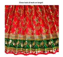 Load image into Gallery viewer, Hanuman Ji Dress -for Idol height of 3.5 feet/42" Inch-Size No. 7