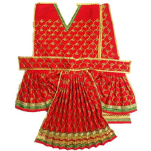Load image into Gallery viewer, Hanuman Ji Dress - Size No. 6 - for Idol height of 3 feet/ 36" Inch