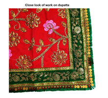 Load image into Gallery viewer, Mata Rani _Poshak_ Vastra for Size Devi Idol Figure - (3 Feet/36" Inch's.)_ Size No. 6
