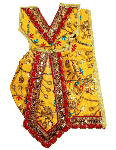 Ganesha _Poshak_ Vastra for Idol Height - (12